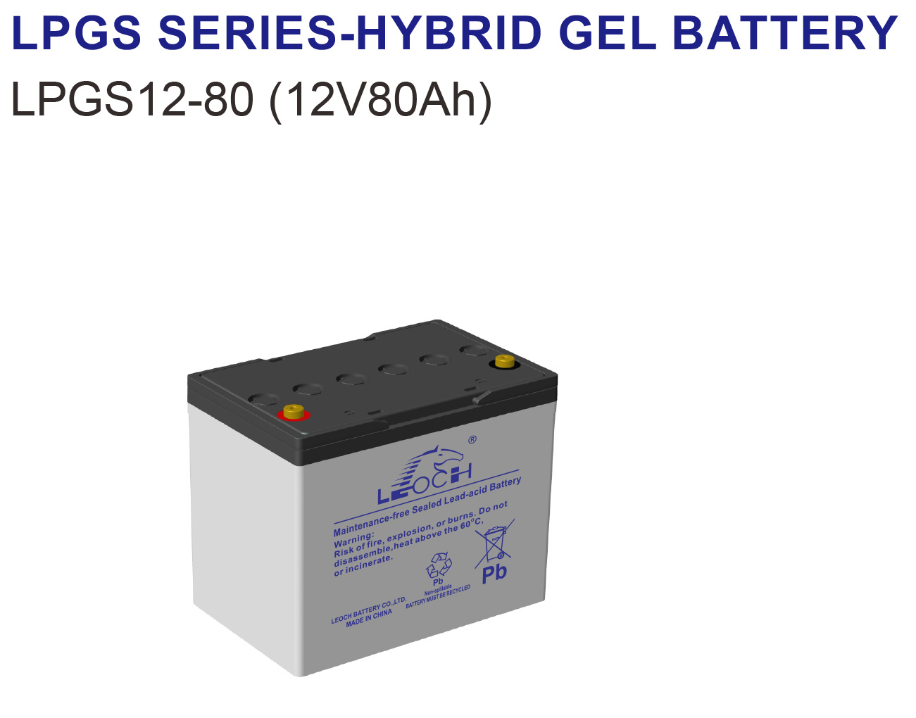 LPGS 1280,12V80 Ah