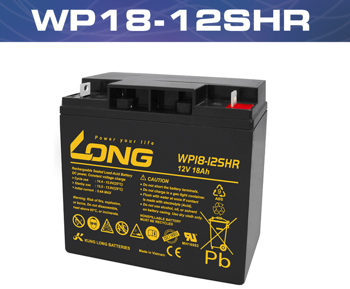 WP18-12,12V18 Ah