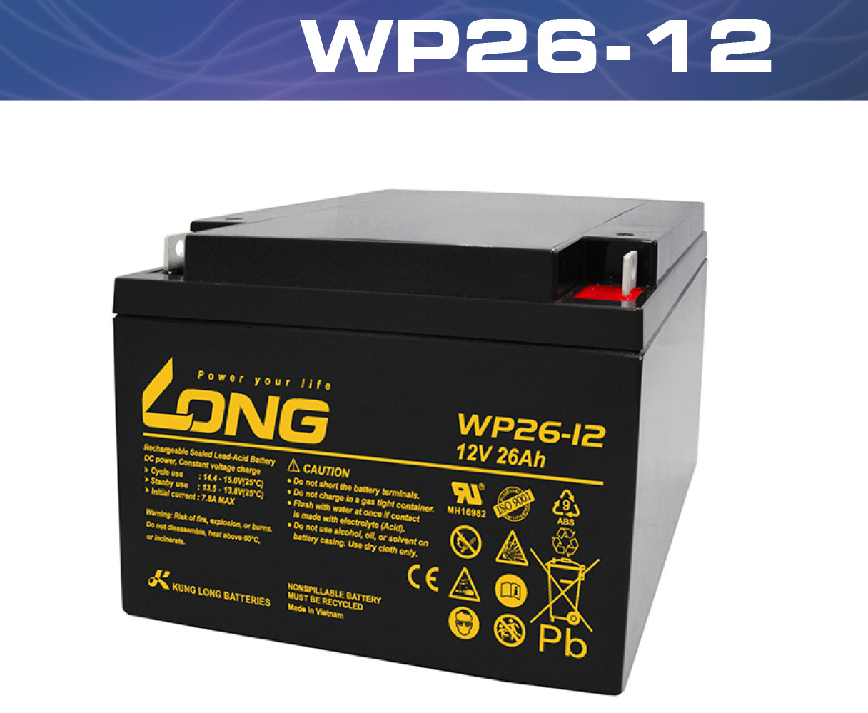 WP26-12,12V26 Ah