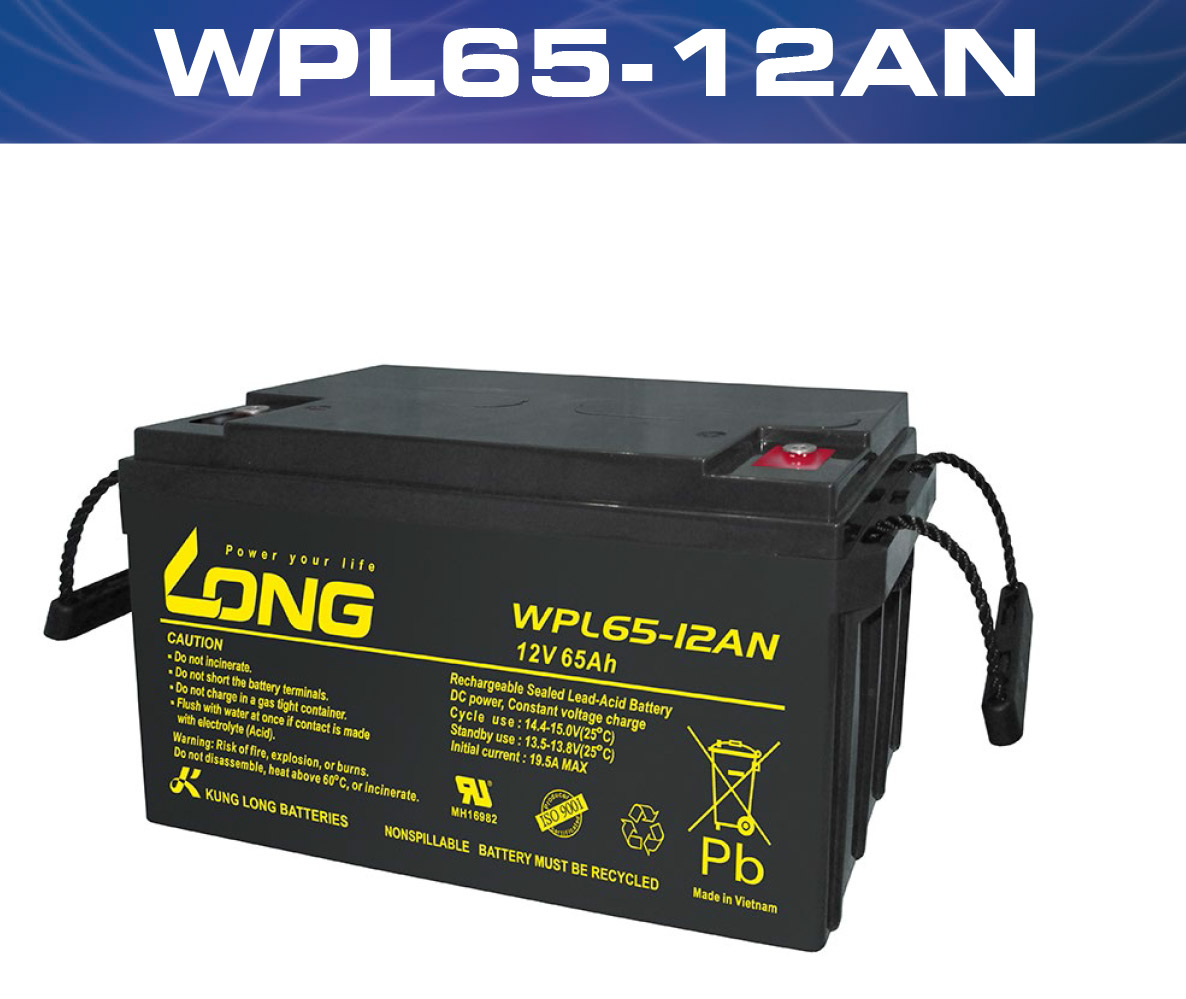 WPL65-12AN,12V65 Ah
